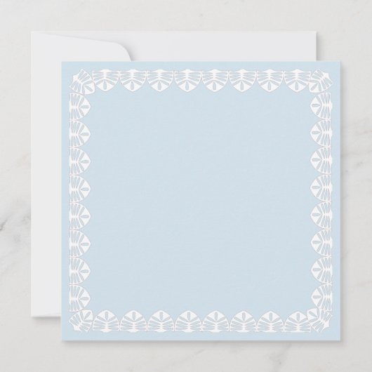 GrandMa om Baby shower uit te nodigen Kaart (Achterkant)