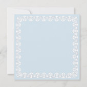 GrandMa om Baby shower uit te nodigen Kaart (Achterkant)