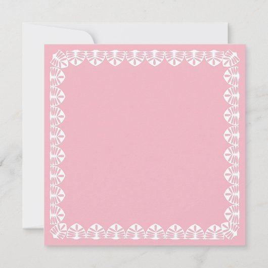 GrandMa om Baby shower uit te nodigen Kaart (Achterkant)