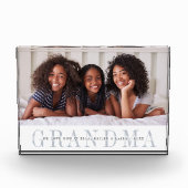 Grandma Personalized Photo Block Fotoblokken (Voorkant)
