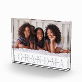 Grandma Personalized Photo Block Fotoblokken (Rechts)