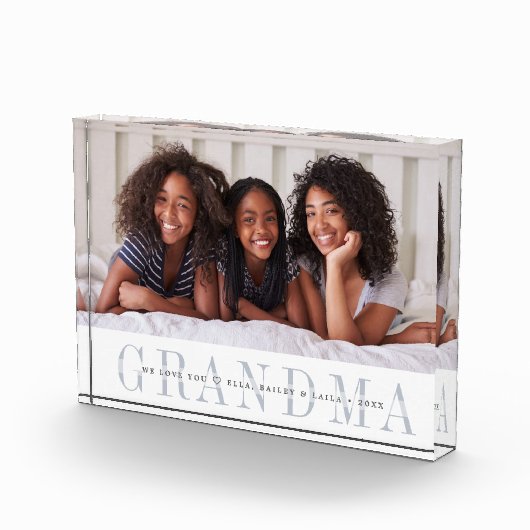 Grandma Personalized Photo Block Fotoblokken (Rechts)