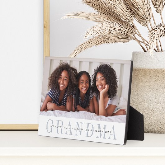 Grandma Personalized Photo Plaque Fotoplaat