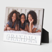 Grandma Personalized Photo Plaque Fotoplaat (Zijkant)
