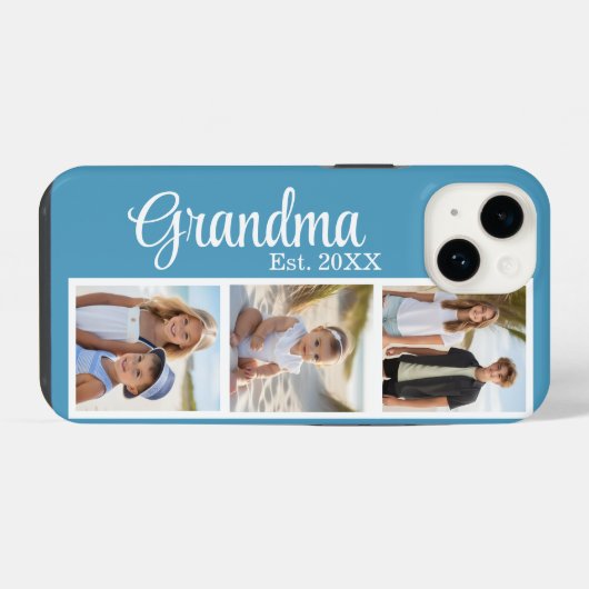 Grandma Persoonlijke foto iPhone Hoesje (Achterkant horizontaal)