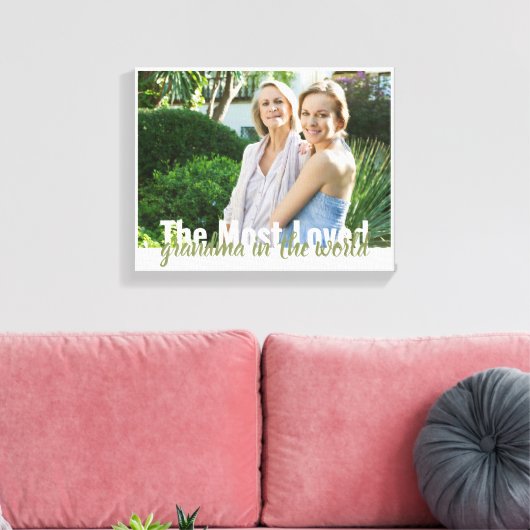Grandma Photo Canvas Afdruk (Insitu (Woonkamer))
