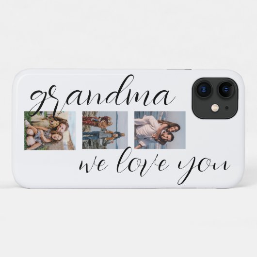 Grandma Photo Case-Mate iPhone Case (Achterkant (horizontaal))
