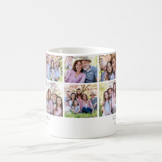 Grandma Photo Collage Koffiemok (Center)