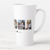 Grandma Photo Collage Latte Mok 7 Foto's (Rechts)