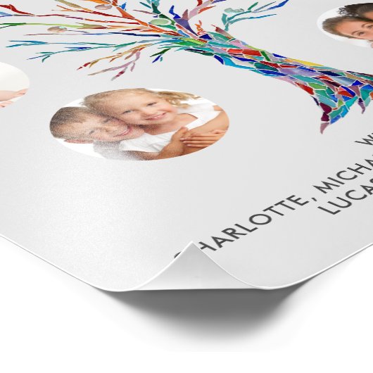 Grandma Photo Collage Poster (Hoek)