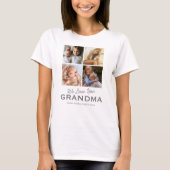 Grandma Photo Collage T-Shirt (Voorkant)