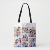 Grandma Photo Collage Tote Bag (Voorkant)