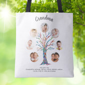 Grandma Photo Collage Tote Bag