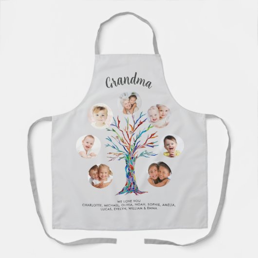 Grandma Photo Gray Schort (Voorkant)