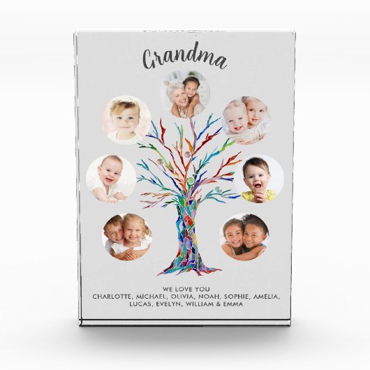 Grandma Photo Keepsake Photo Block Fotoblokken (Voorkant)
