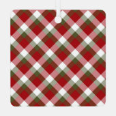 Grandma Photo met kerstcadeaus Metalen Ornament (Achterkant)