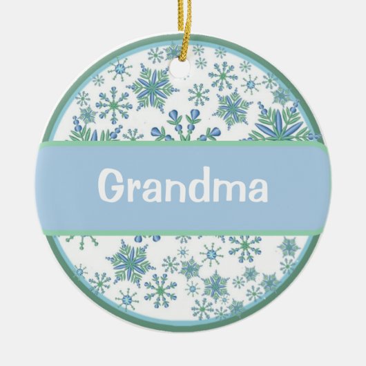 Grandma Photo Ornament (Voorkant)