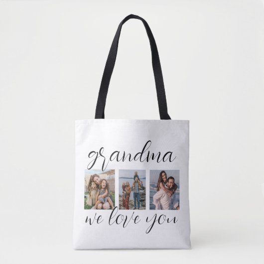Grandma Photo Tote Bag (Voorkant)