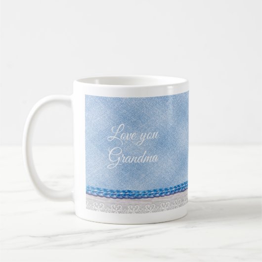 Grandma photomug, personalized beautiful design koffiemok (Links)