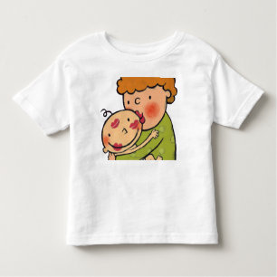 Grandma Pink Lipstick Kisses for Baby Kinder Shirts