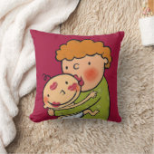 Grandma Pink Lipstick Kisses for Baby Kussen (Deken)