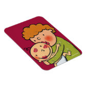 Grandma Pink Lipstick Kisses for Baby Magneet (Rechterzijde)