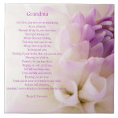 Grandma Poetry Collector Tegeltje (Voorkant)