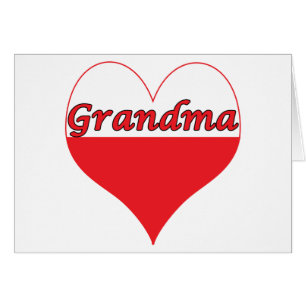 Grandma Poland Heart