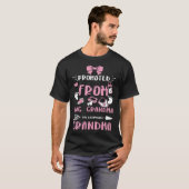 Grandma Promoted From Dog Grandma To Human Gra  Ba T-shirt (Voorkant volledig)