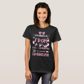 Grandma Promoted From Dog Grandma To Human Gra  Ba T-shirt (Voorkant volledig)