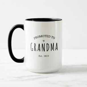 Grandma Promoted, New Grandma Gift Mok