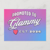 Grandma Promotion For New Baby In 2026 Briefkaart (Voorkant)