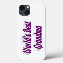 Grandma purple typography  Case-Mate iPhone case