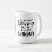 Grandma Quote met foto Koffiemok (Voorkant rechts)