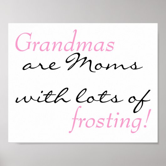 Grandma Quote Poster (Voorkant)