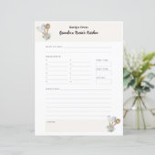 Grandma Recipes | Landenpagina voor gepersonalisee (Staand voorkant)