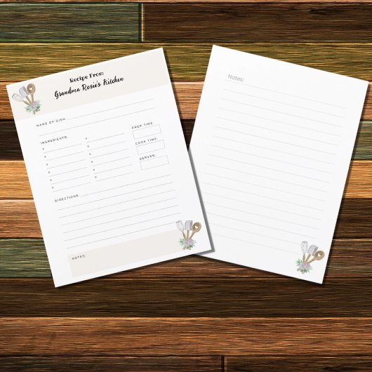 Grandma Recipes | Landenpagina voor gepersonalisee