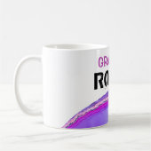 *~* GRANDMA ROCKS Stone Lapidary Agate Slab Koffiemok (Links)