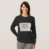 Grandma’s Favorite – Cute Heart Typography Family  T-shirt (Voorkant volledig)