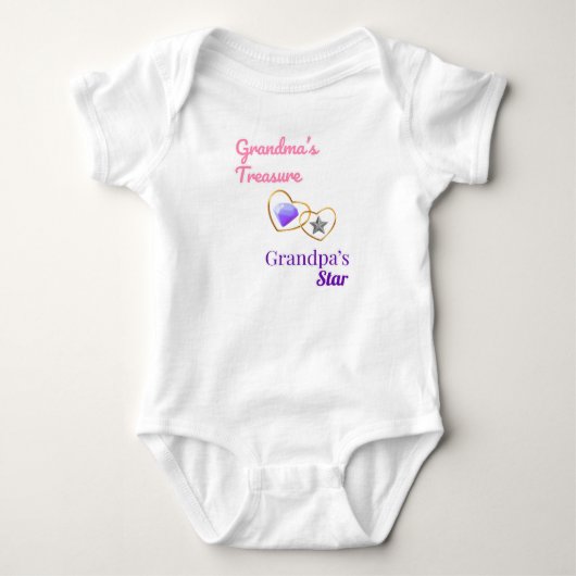 Grandma’s Treasure, Grandpa’s Star Romper (Voorkant)