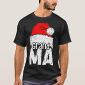 Grandma Santa Christmas Family Matching Pyjamas Xm T-shirt (Voorkant)