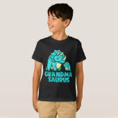Grandma Saurus Funny Grandmasaurus Dinosaur  T-shirt (Voorkant volledig)