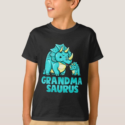 Grandma Saurus Funny Grandmasaurus Dinosaur  T-shirt (Voorkant)