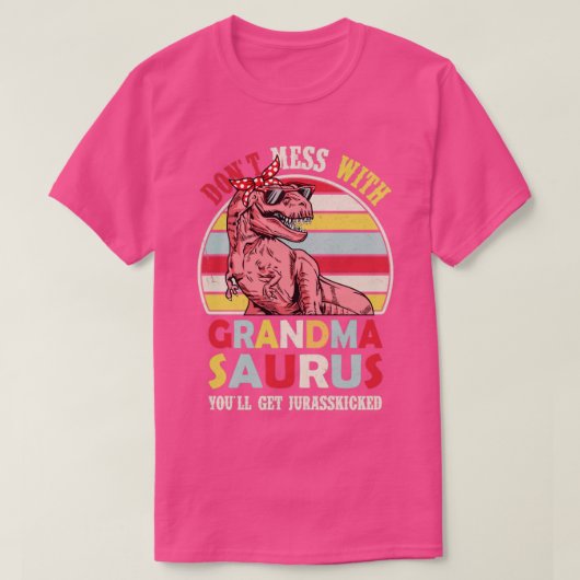 Grandma Saurus Tshirt Grandma Saurus Shirt Grandma (Design voorkant)