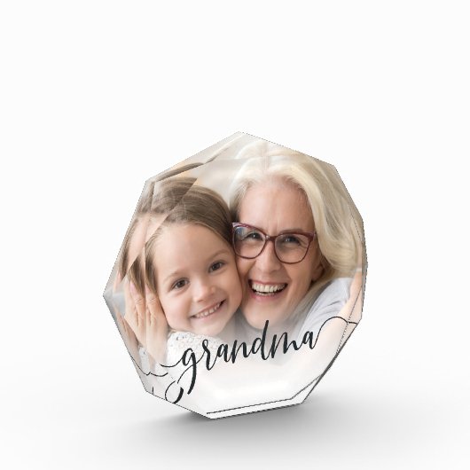 Grandma Script Overlay Fotoblokken (Links)