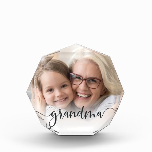 Grandma Script Overlay Fotoblokken (Voorkant)
