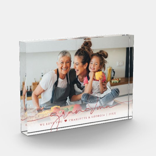 Grandma Script Overlay | We houden van je fotoblok (Links)