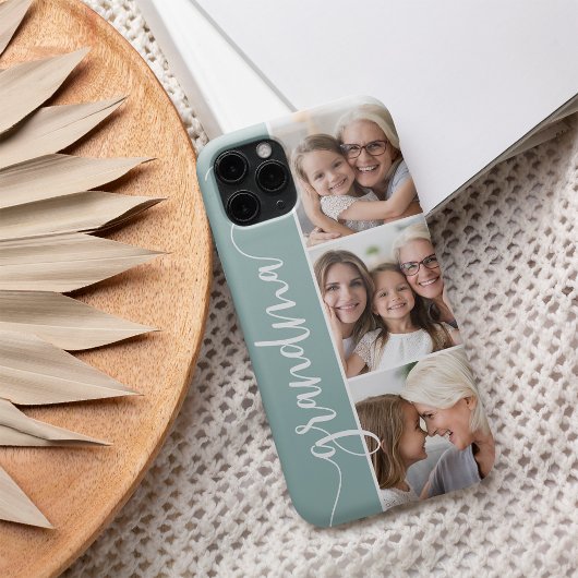 Grandma Script Photo Collage Case-Mate iPhone Case