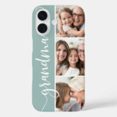 Grandma Script Photo Collage Case-Mate iPhone Case (Achterkant)