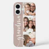 Grandma Script Photo Collage Case-Mate iPhone Case (Achterkant)